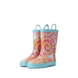 Western Chief Girls Tie-Dye Daze Rain Boot (Toddler/Little Kid) Pink 8 Toddler M